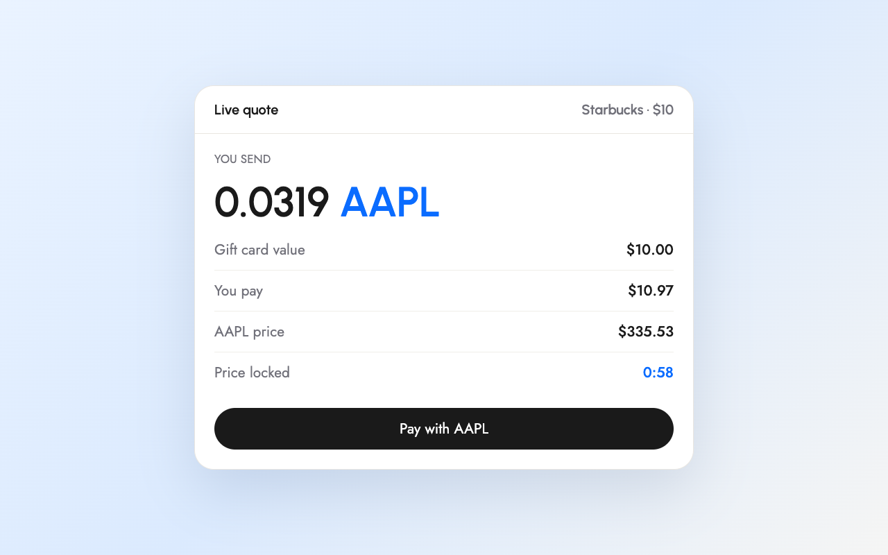 Project list interface
